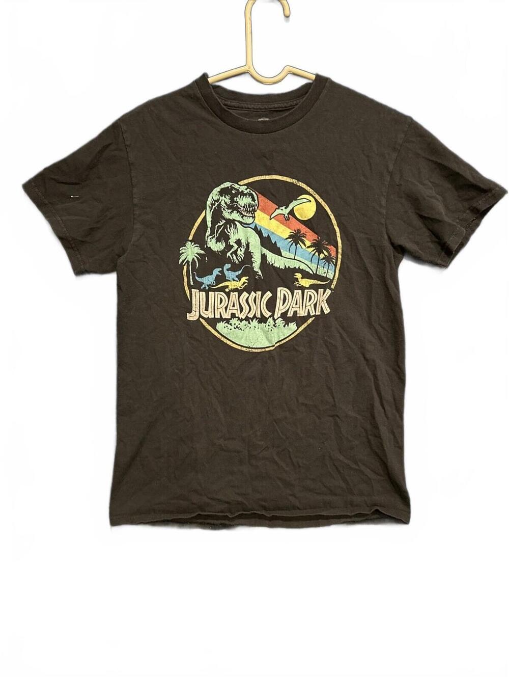 Jurassic World Mens Jurassic Park Graphic T-shirt Size S